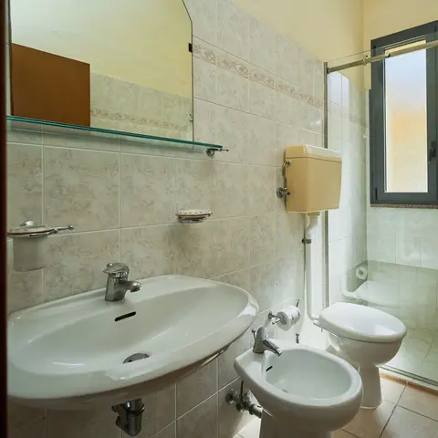 Monolocale per 2 persone piano terra - bagno