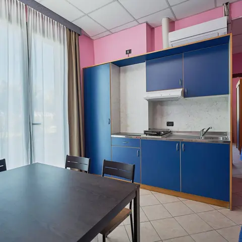 Bilocale con letto a castello