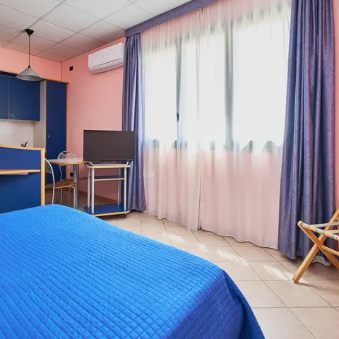 Monolocale per 2 persone vista retro